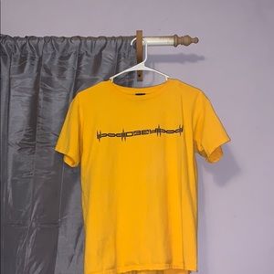 Yellow Obey shirt
